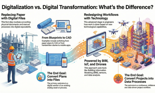 Advanced digitalization for the building and civil engineering sector
